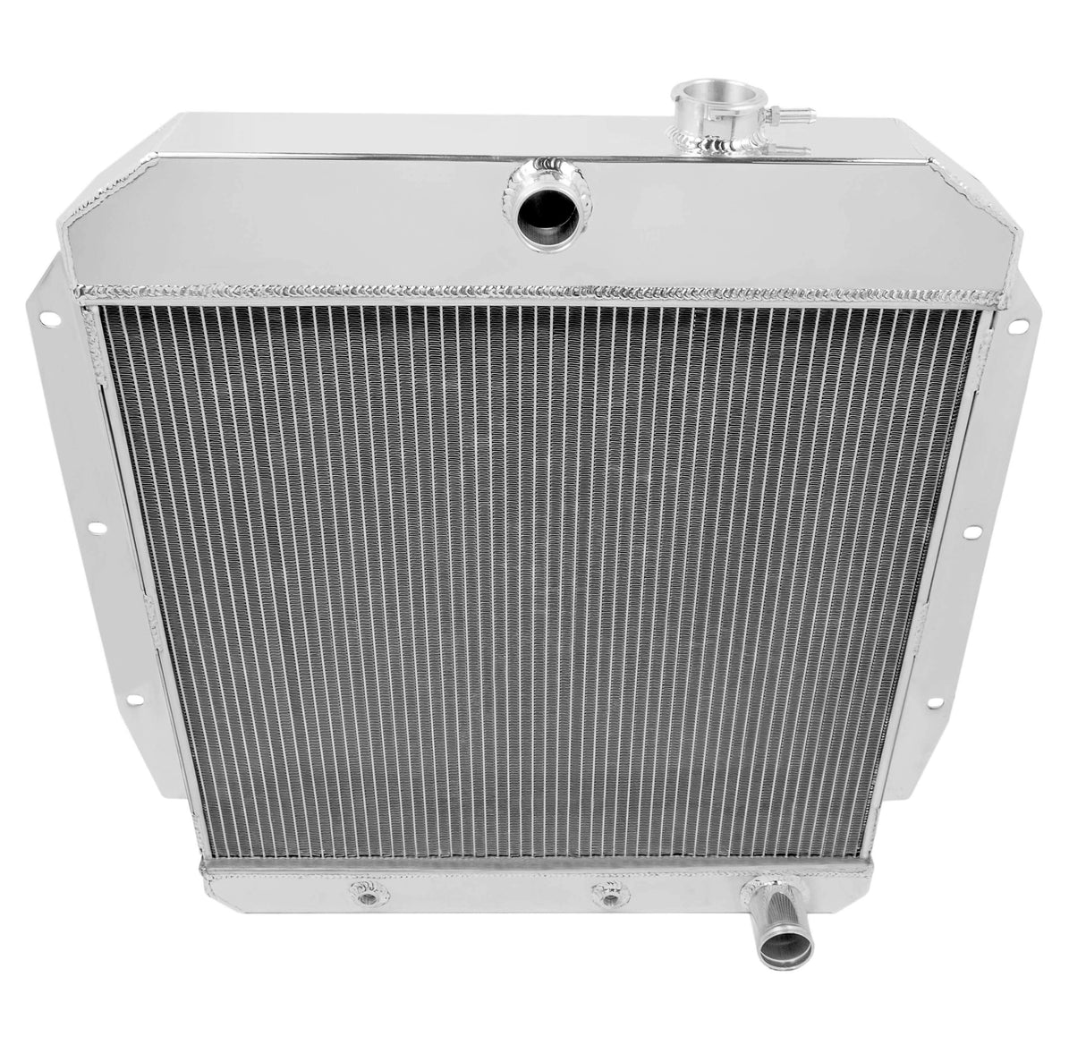 Aluminum Radiator- 4 Row - FB111 for 1956-1957 Chevy polished