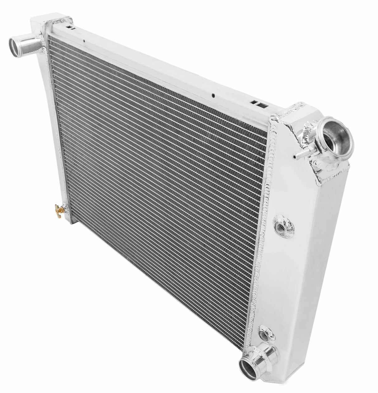 Aluminum Radiator- 4 Row - FB137 for 1975-1976 Chevy Chevelle polished