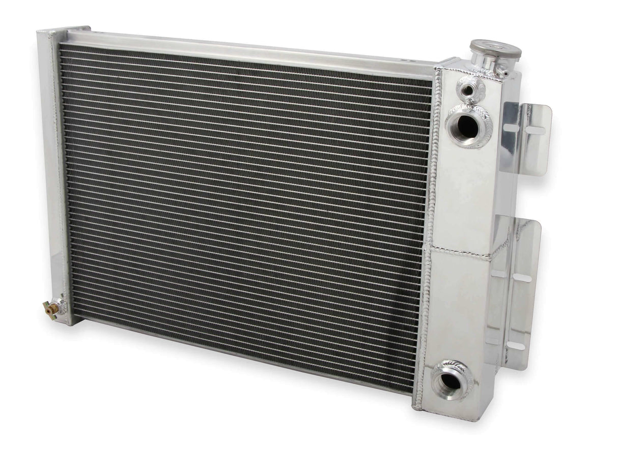 Aluminum Radiator, w/ GM LS Swap- 3 Row - FB300 for 1968-1969 Chevy Chevelle polished