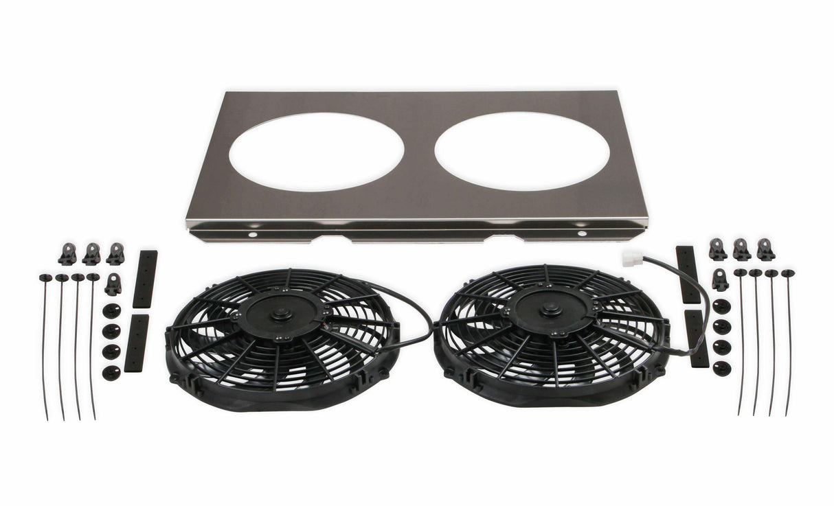 High Performance Fan/Shroud Package - FB528H for 1985-1987 Ford F-150 aluminum electric fan