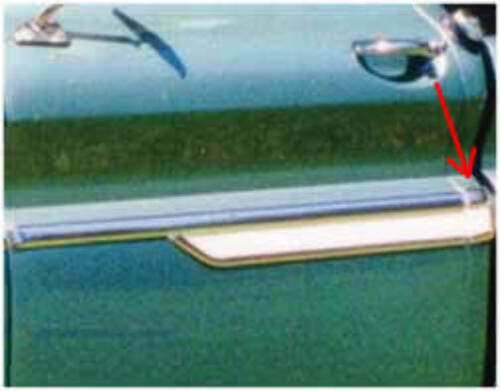 Fits 1960-1966 Chevrolet C10 Panel; Cab Molding - Upper FSM05LH