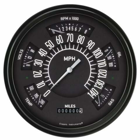 Speedometer-100 black