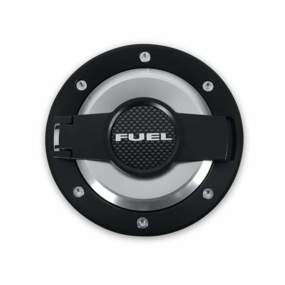 t Fuel Door Assembly Aluminum Blck fits Dodge Challenger 2008-2020 Drake MO-210001 Drake Muscle Cars