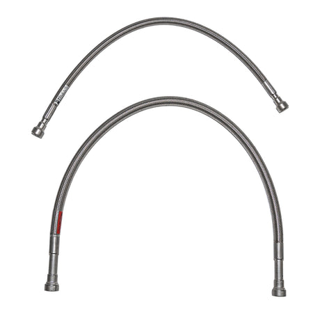 t Fuel Tank Hoses For GMC Sierra 2500HD 01-10 6.6L Duramax Pair Stainless FTH0001 Fine Lines