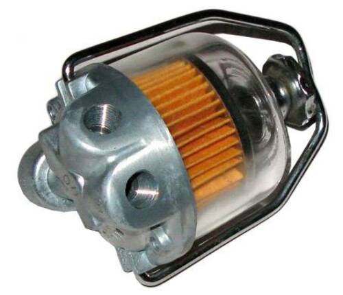 Glass Fuel Filter fits 1963-1965 Chevy Full Size Glass 4 bbl 2x4 bbl 409 engine GF201 Shafer's Classic Reproductions