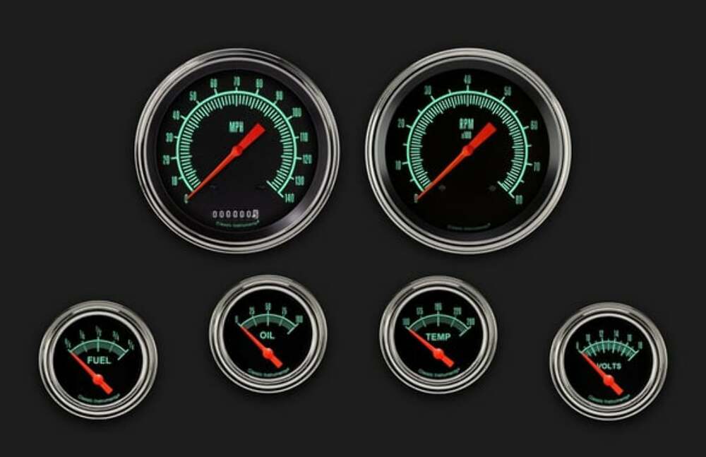 t G/Stock Six Gauge Set 251 GS251SLF Classic Instruments