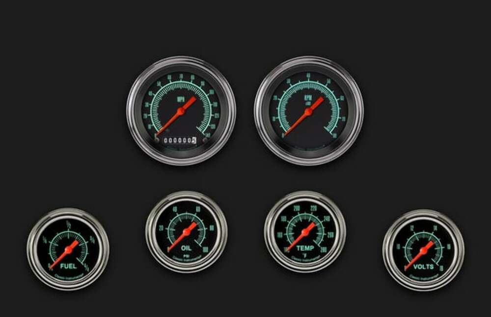 Classic Instruments G/Stock Six Gauge Set 301 GS301SLF