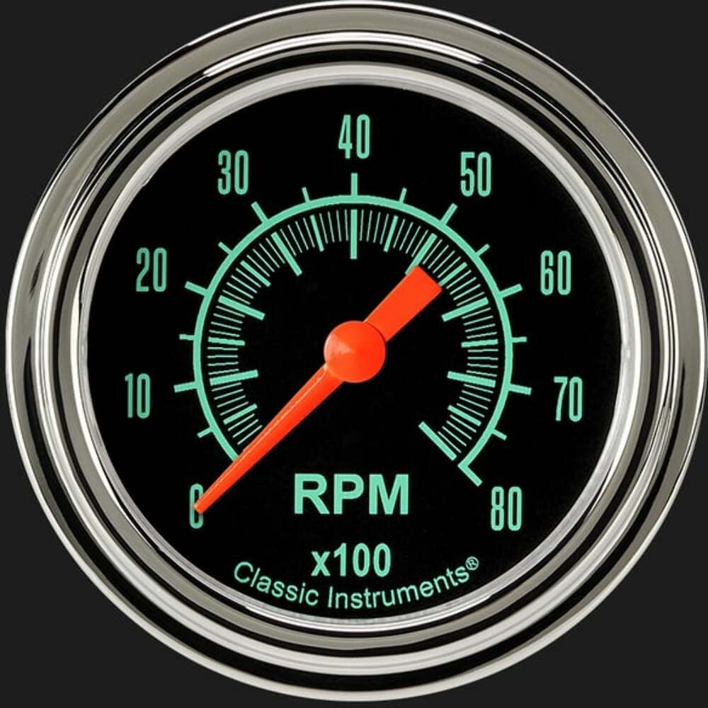 classic tachometer analog gauge GS383SLF