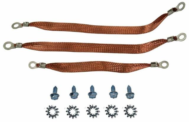 Ground Strap Kit fits 1965-1966 Chevy Full Size Ground Strap GSK403 Shafer's Classic Reproductions