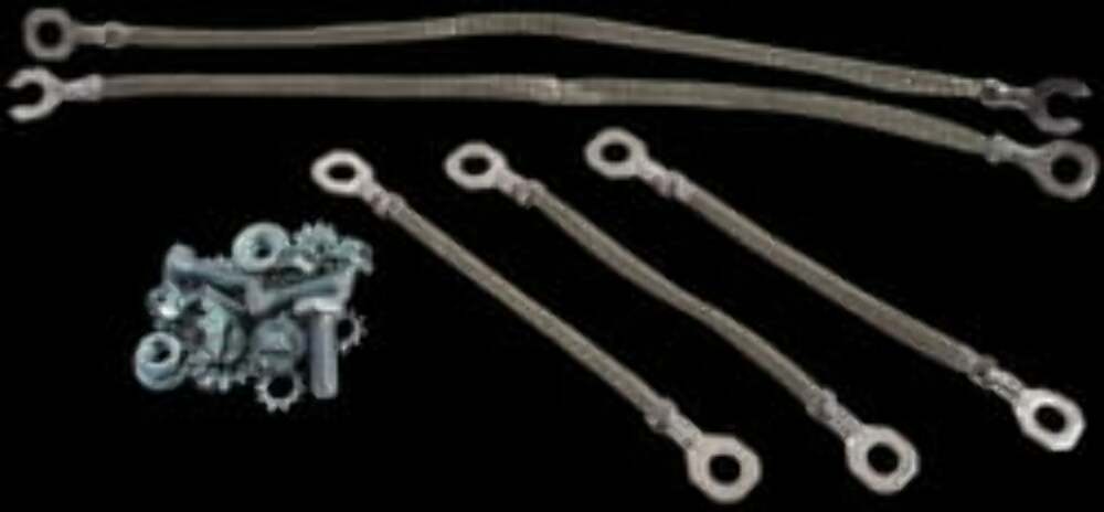 1969-1972 Chevrolet Blazer; Ground Strap Kit - 5-Ground Straps GSK6772