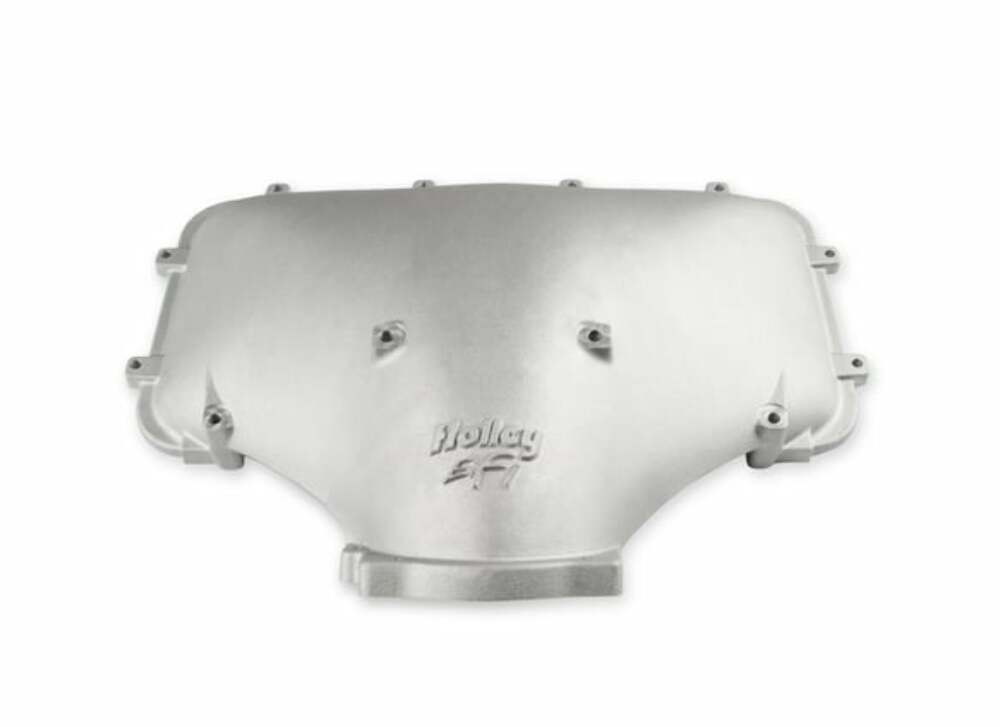 Holley EFI HI-RAM 95MM Cast Side Mount Plenum Top - 300-303 for 1979-1993 Ford black aluminum