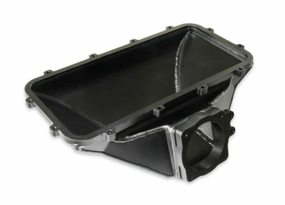 Hooker performance muffler ram-95mm-fabricated-side-mount-plenum-top-300-281