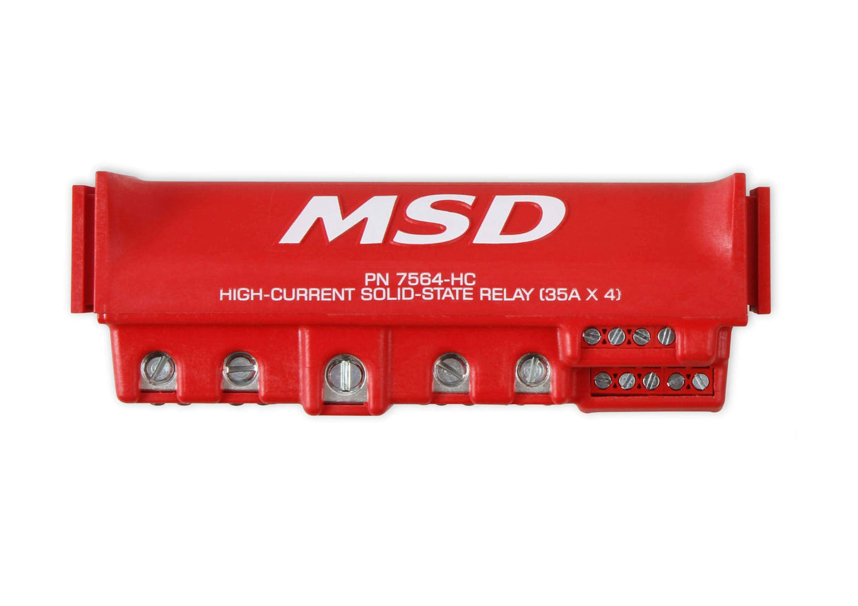 t High-Current Solid-State Relay 35Ax4, Red - 7564-HC MSD