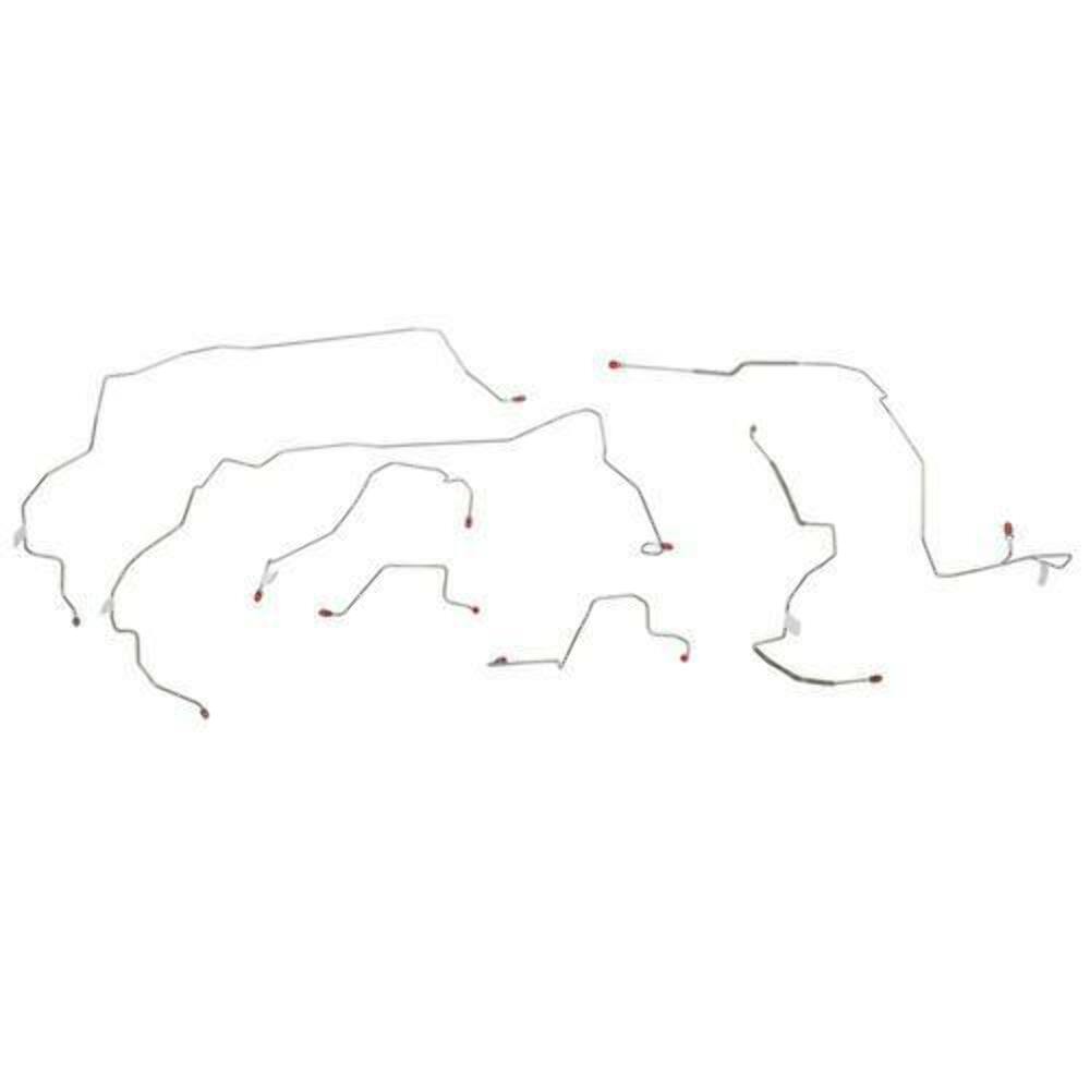 Front Brake Line Kit for 2000-2004 Honda Insight ABS stainless steel