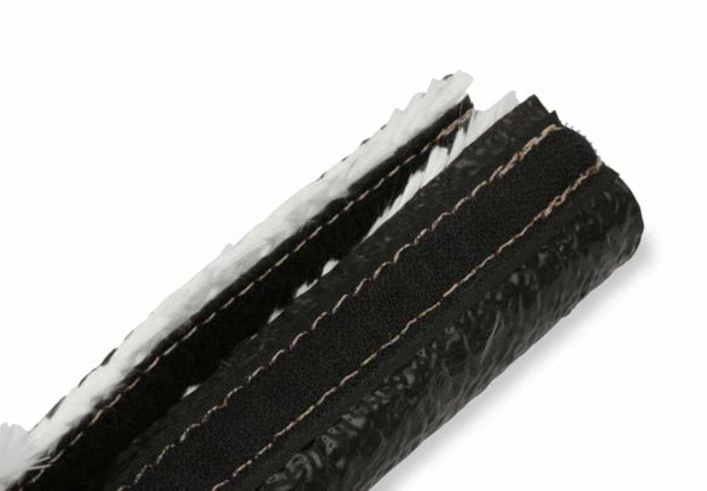 Earls Flame Guard Insulation - Black w/ Hook-and-Loop Seam - 1 Foot -HL571224ERL