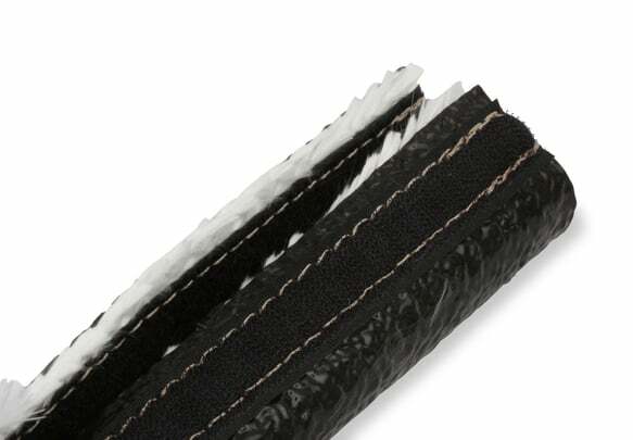 Flame Guard Insulation - Black w/ Hook-and-Loop Seam - 1 Foot -HL571224ERL