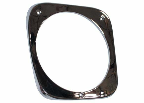 Fits 1964-1966 Chevrolet C10 Panel; Headlight Bezels - Chrome HLB6466