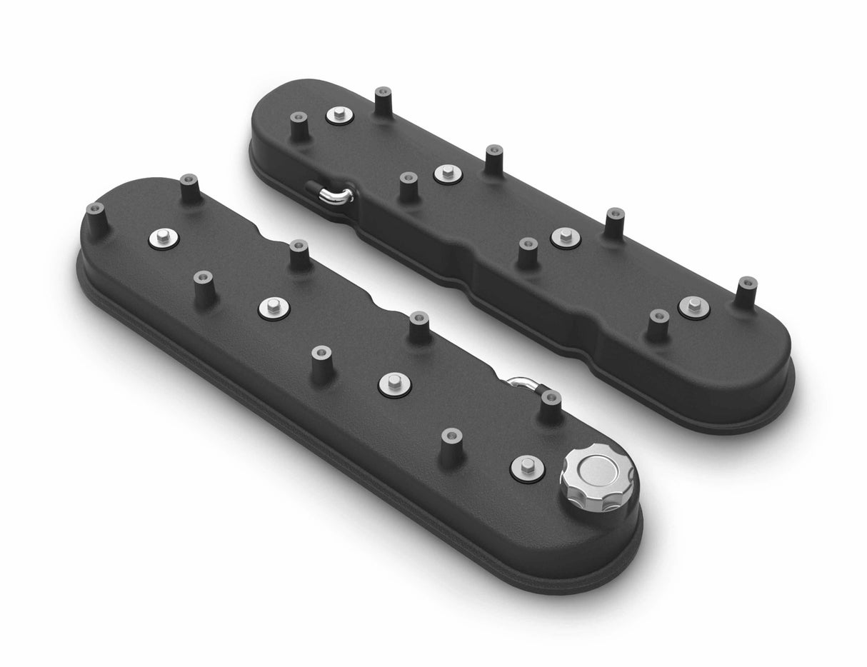 Holley ignition coil black polished aluminum covers-241-112