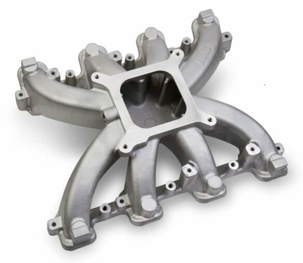 Holley 300-132 SINGLE PLANE INTAKE - GM LS1/LS2/LS6 for 1997-2004 Chevy Corvette aluminum