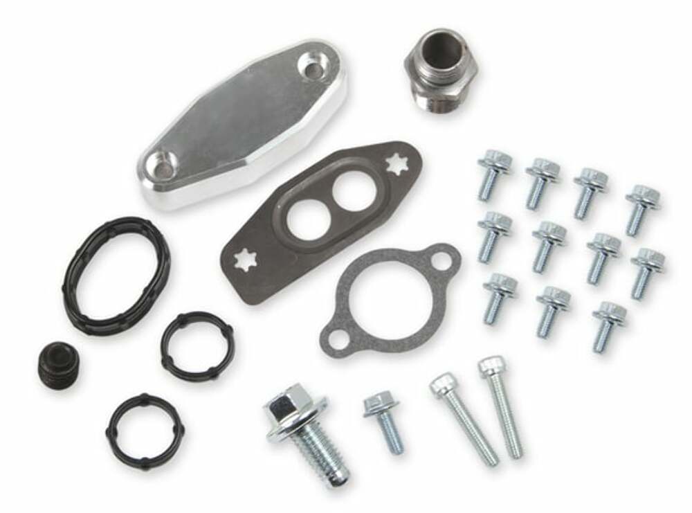 Hooker performance muffler holley-302-20-gm-gen-v-lt-retro-fit-oil-pan-as-cast