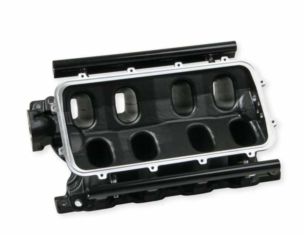 Hooker performance muffler black black-351w-ford-hi-ram-efi-manifold-300-242bk