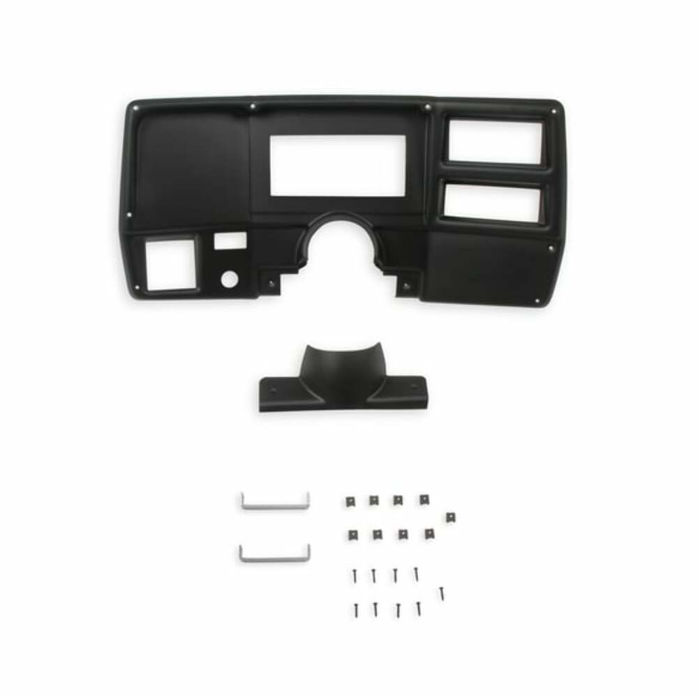 Holley EFI Dash Bezels for the 6.86 Dashes - 553-395 for 1979-1983 Chevy C10 black