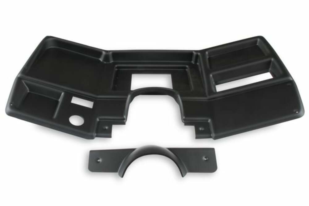 Holley EFI Dash Bezels for the 7 Dashes - 553-310 for 1975-1983 Chevy C10 black