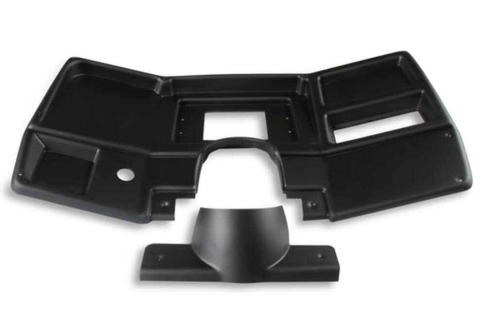 Holley EFI Dash Bezels for the 7 Dashes - 553-314 for 1984-1986 Chevy C10 black