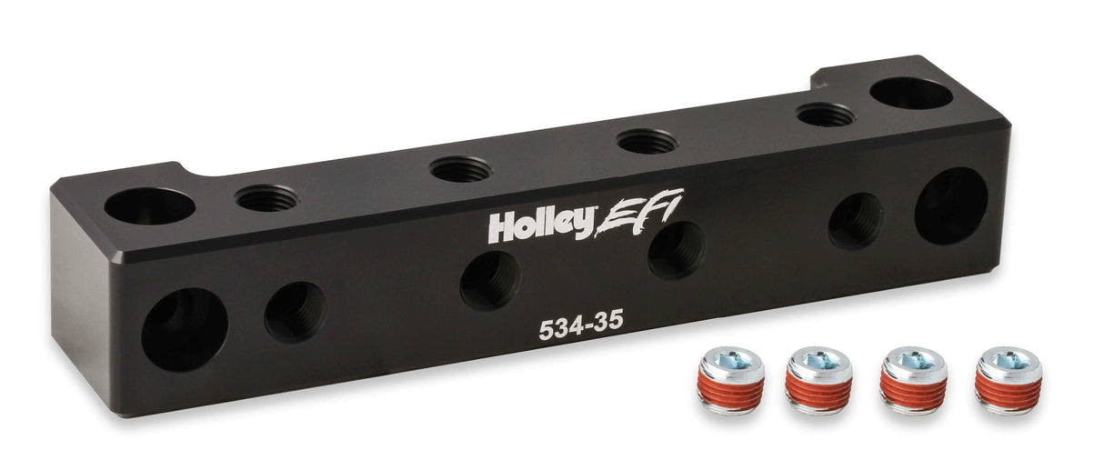Holley EFI sensor black aluminum block-534-35