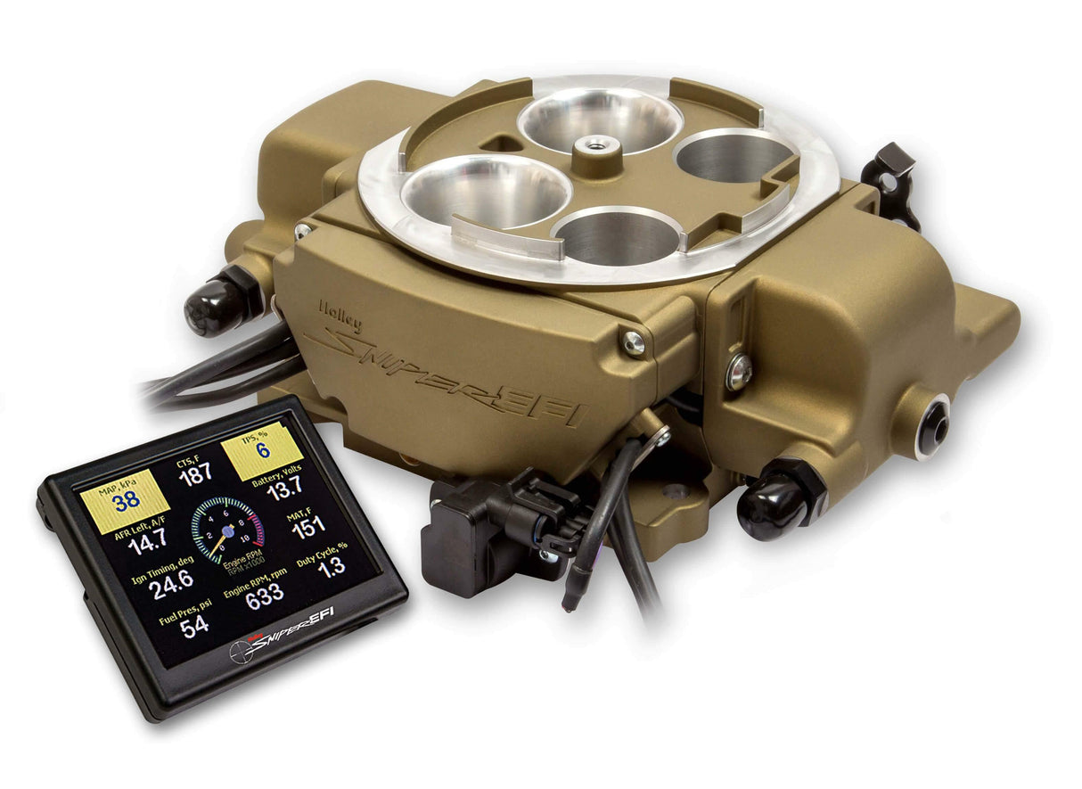 Holley Sniper EFI fuel injection system efi-550-869k-sniper-efi-quadrajet-master-kit