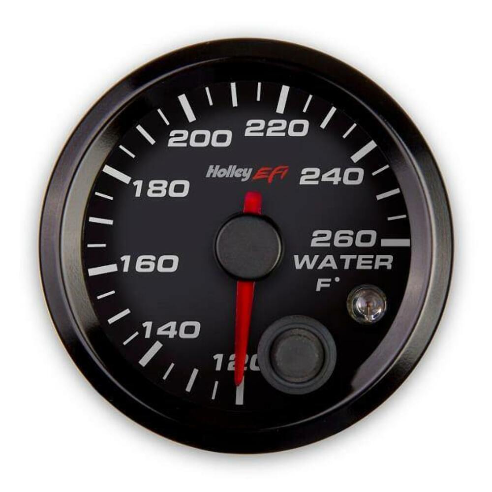 Holley EFI Coolant Temp Gauge - 553-128 aluminum