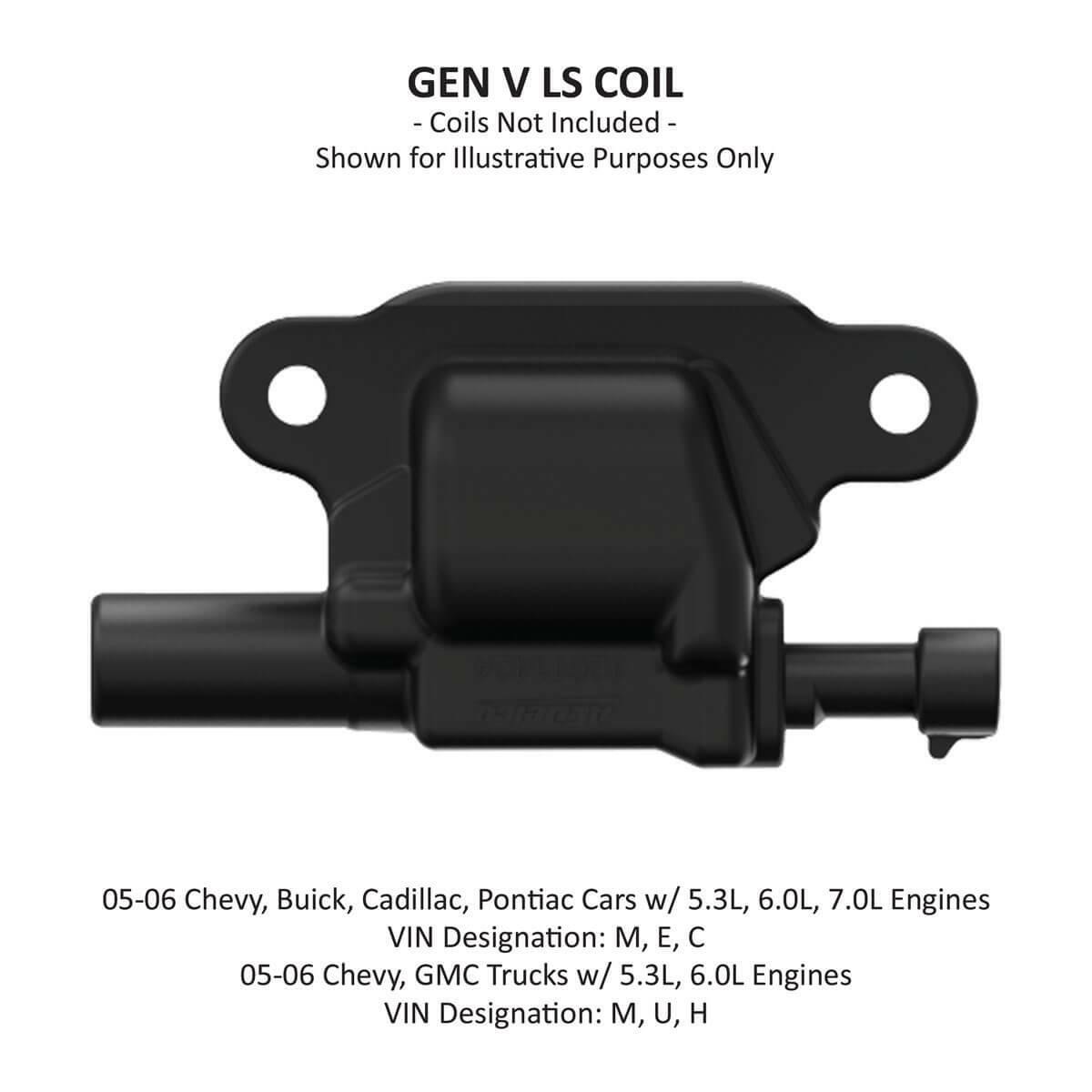 Holley ignition coil black pair-561-130