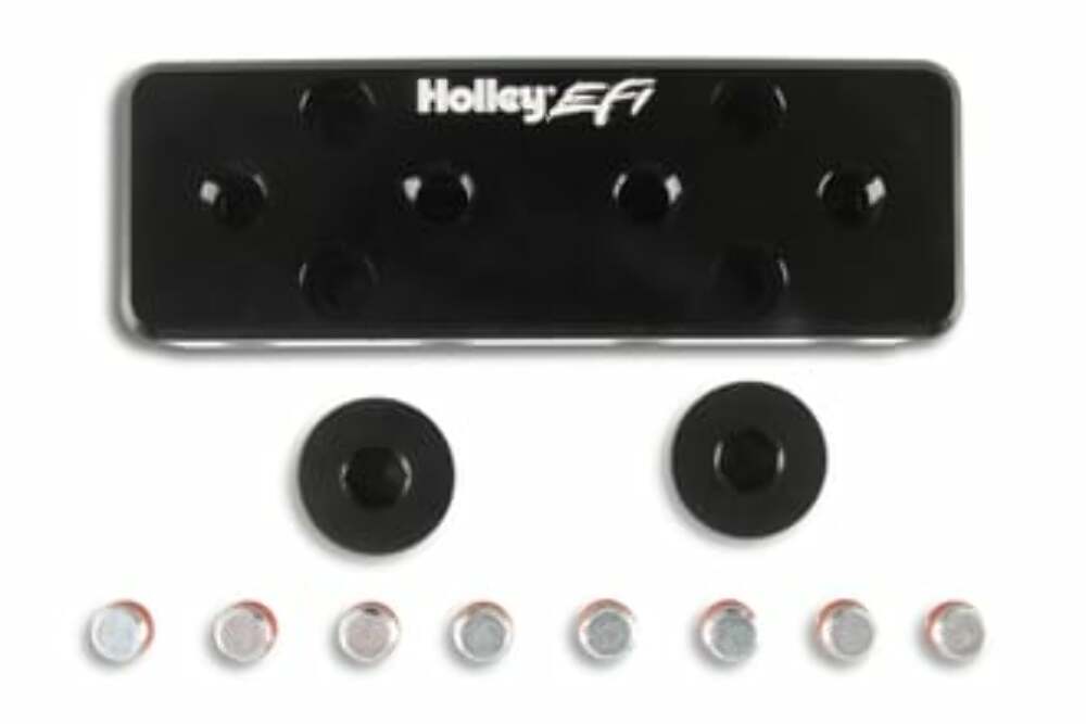 Hooker performance muffler black aluminum manifold-534-52