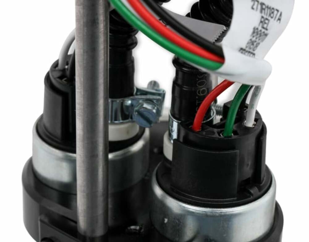 Holley fuel pump module-12-bolt-flange-w-vr-series-fuel-pumps-12-149