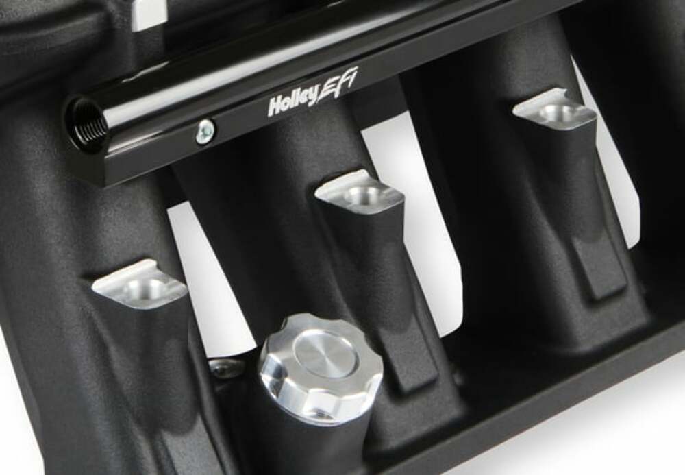 Hooker performance muffler black manifold-300-650bk