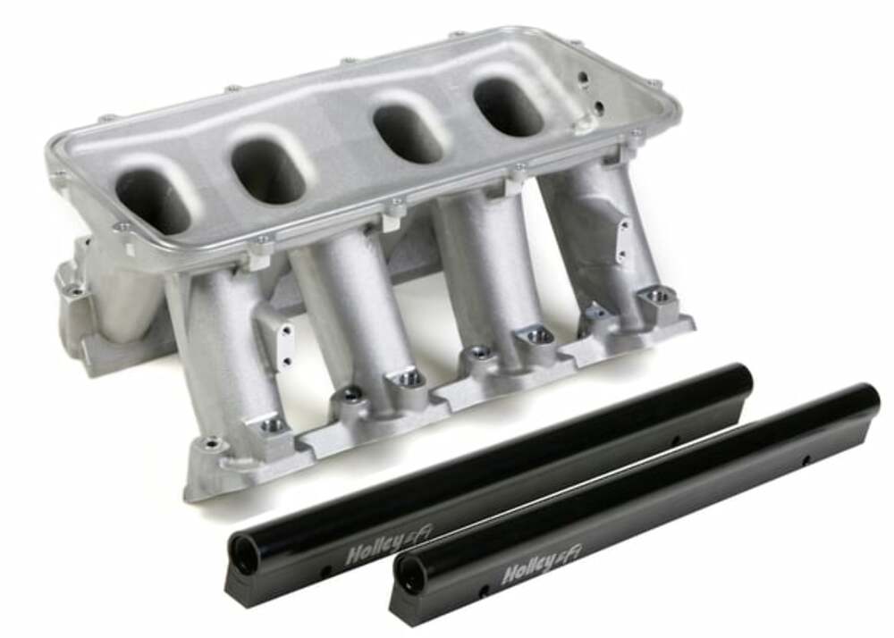 Holley EFI Hi-Ram Lower Manifold - GM LS7 - 300-229 aluminum
