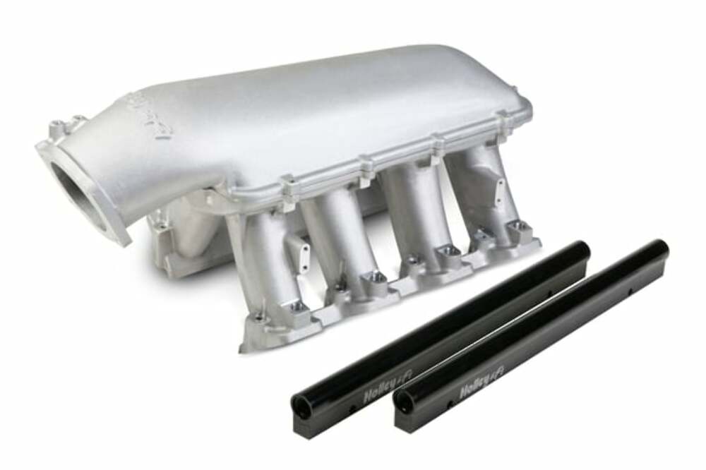 Holley EFI LS Hi-Ram EFI Manifold - 300-123 aluminum