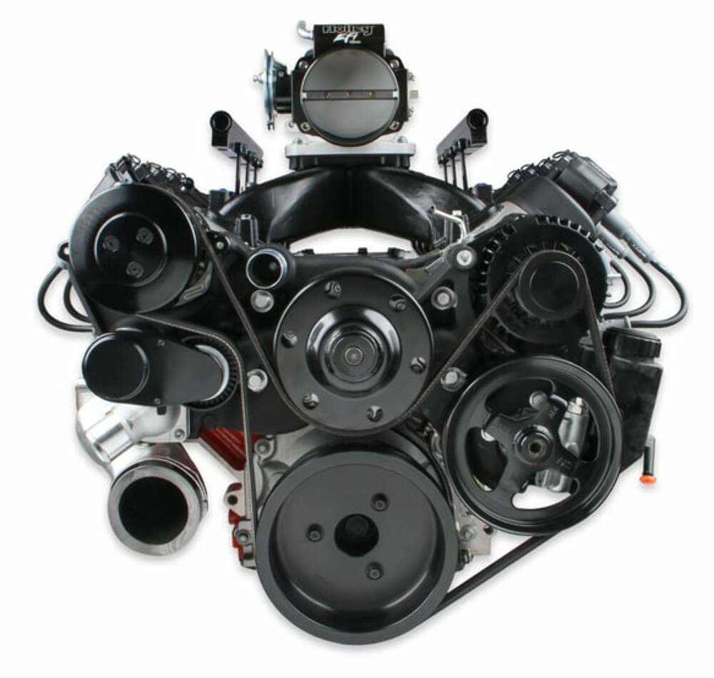 Hooker performance muffler black aluminum sump-20-190bk