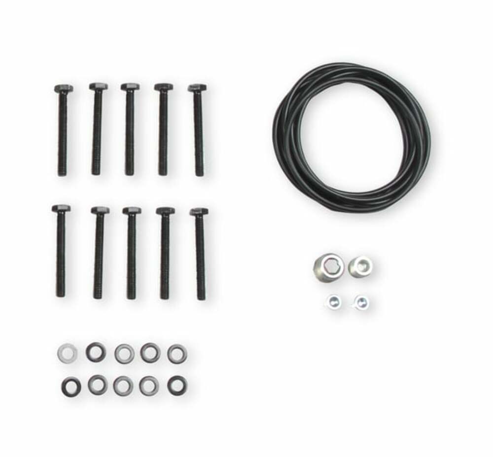 Holley Single Plane Split-Design Intake Manifold GM LS1/LS2/LS6 Black 300-256BK
