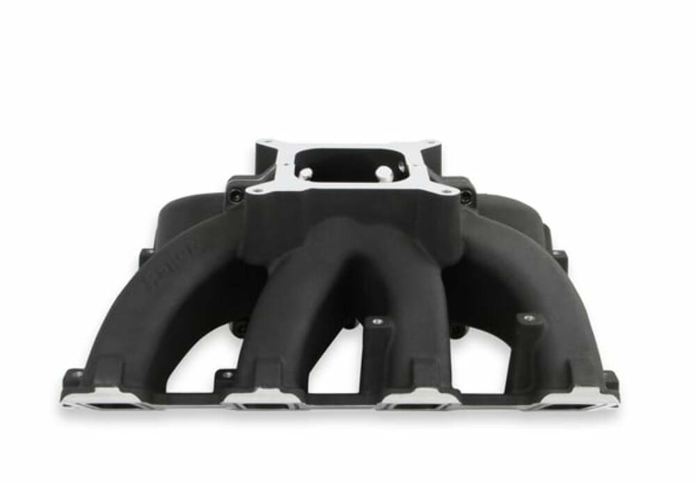 Holley Single Plane Split-Design Intake Manifold GM LS3/L92 Black-4150 300-291BK