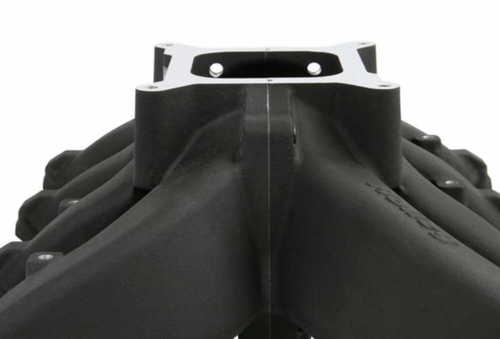 Holley Single Plane Split-Design Intake Manifold GM LS3/L92 Black-4150 300-291BK
