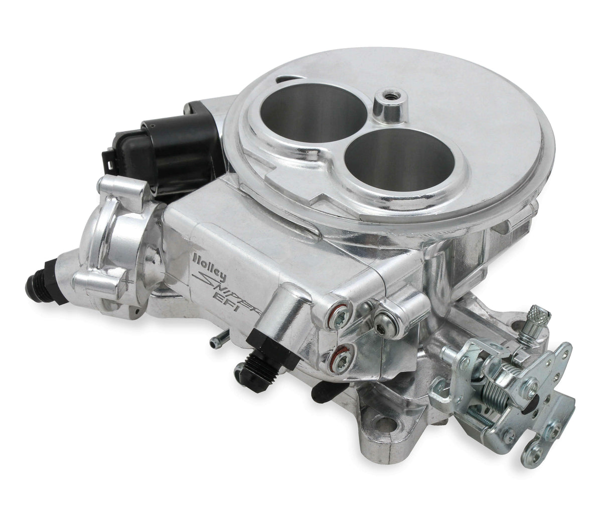 Holley EFI Sniper EFI 550-849K 2300 Carb 2 Barrel Master Fuel Injection Kit Polished