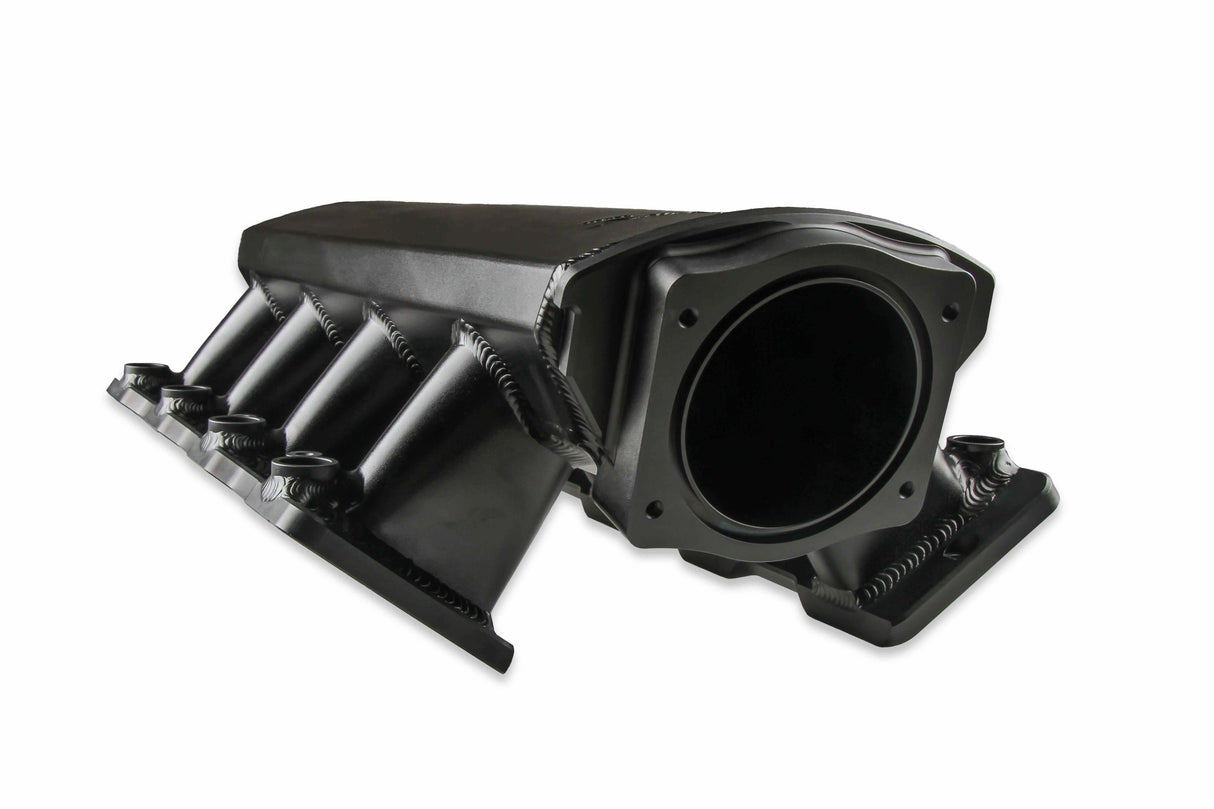 Holley EFI Sniper EFI Low-Profile Sheet Metal Fabricated Intake Manifold 820102-1 for Corvette black aluminum
