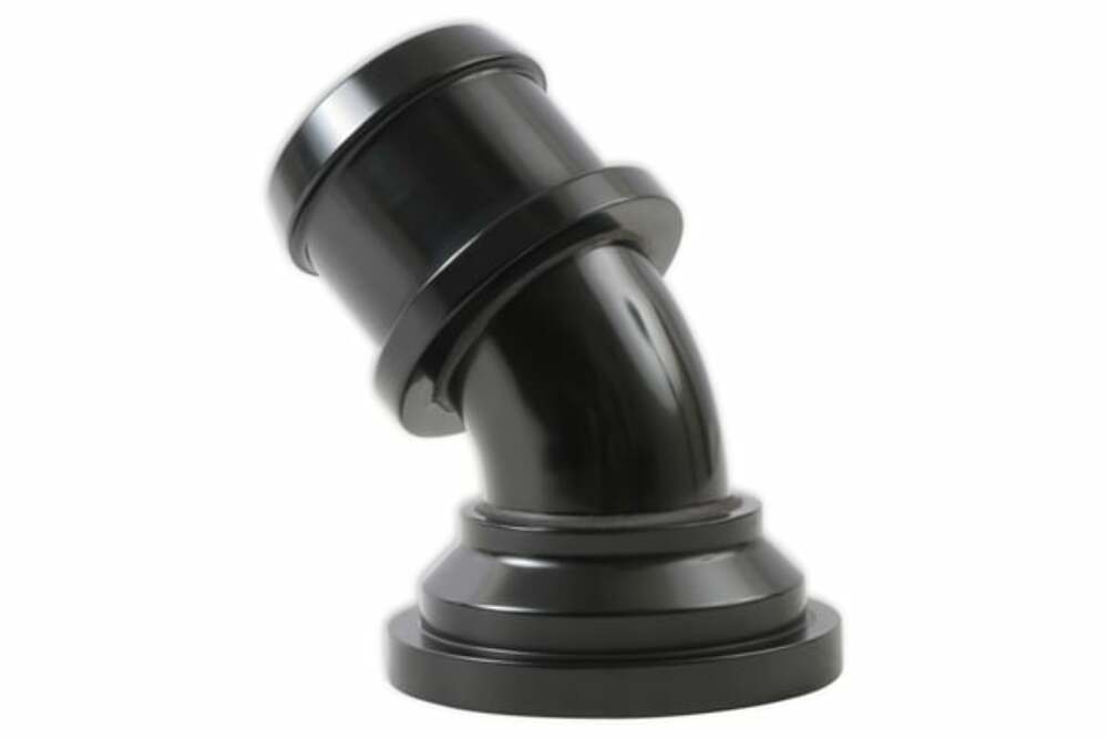Hooker performance muffler black swivel-45-degree-angle-black-97-343