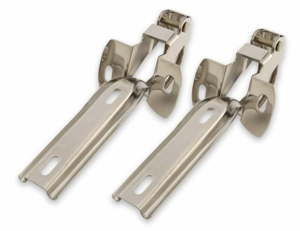 Hood Hinges Stainless Steel Pair fits Ford Mustang 1979-1993 Drake -D9ZZ-16796-S muscle car 190005