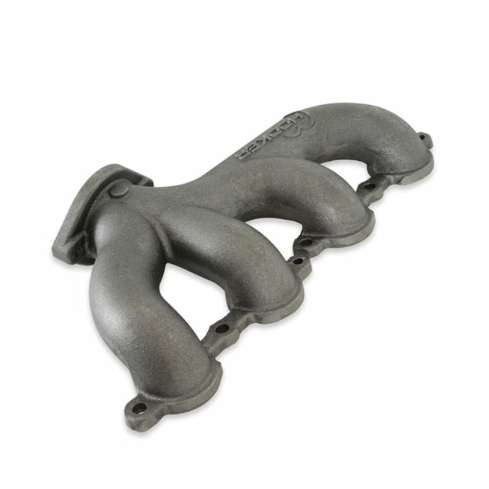 Hooker BlackHeart LS Swap Exhaust Manifolds - Rear Dump SBC Exit-Natural 8506HKR