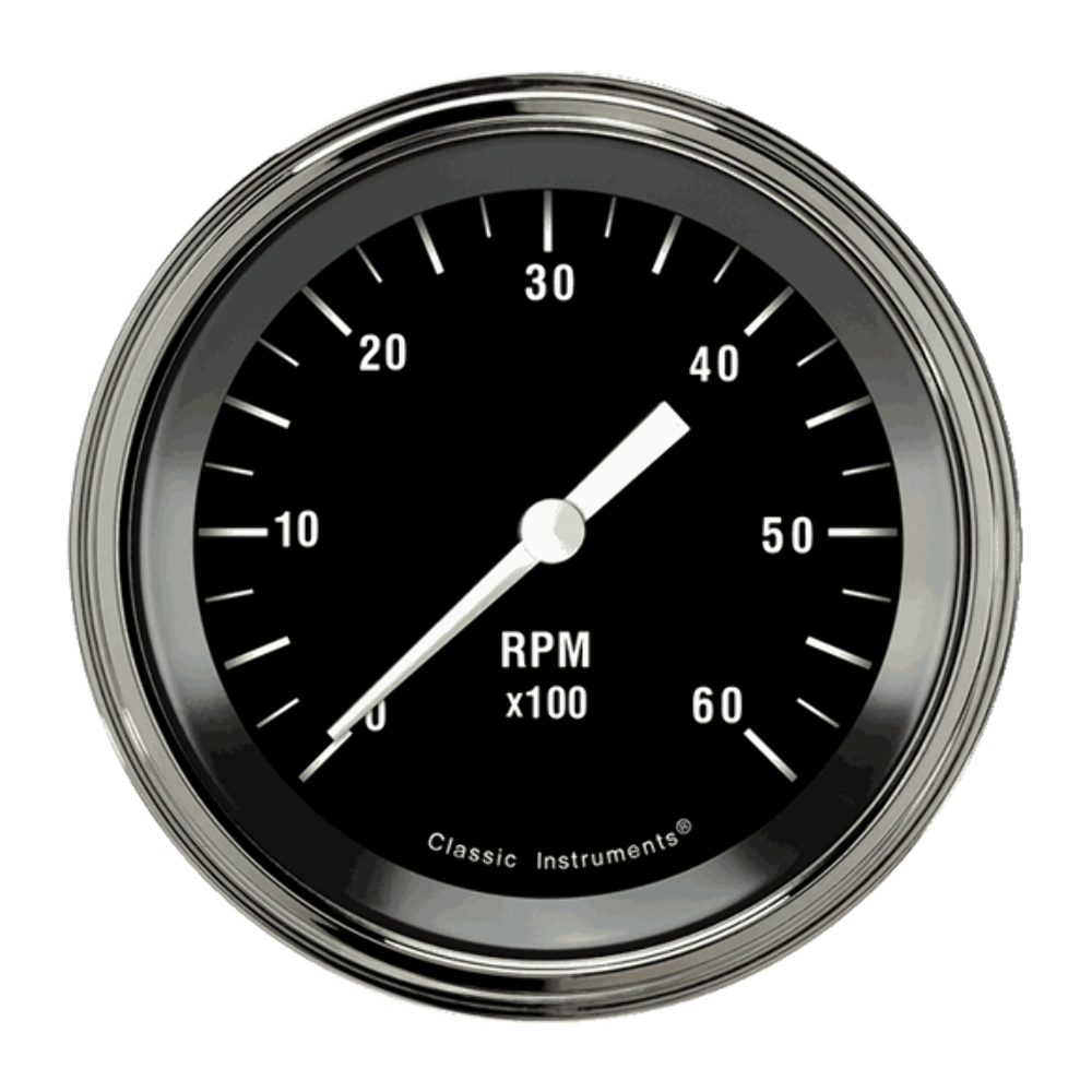 t Hot Rod 3 3/8" Tachometer HR60SLF Classic Instruments