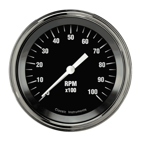 Hot Rod 3 3/8" Tachometer HR10SLF