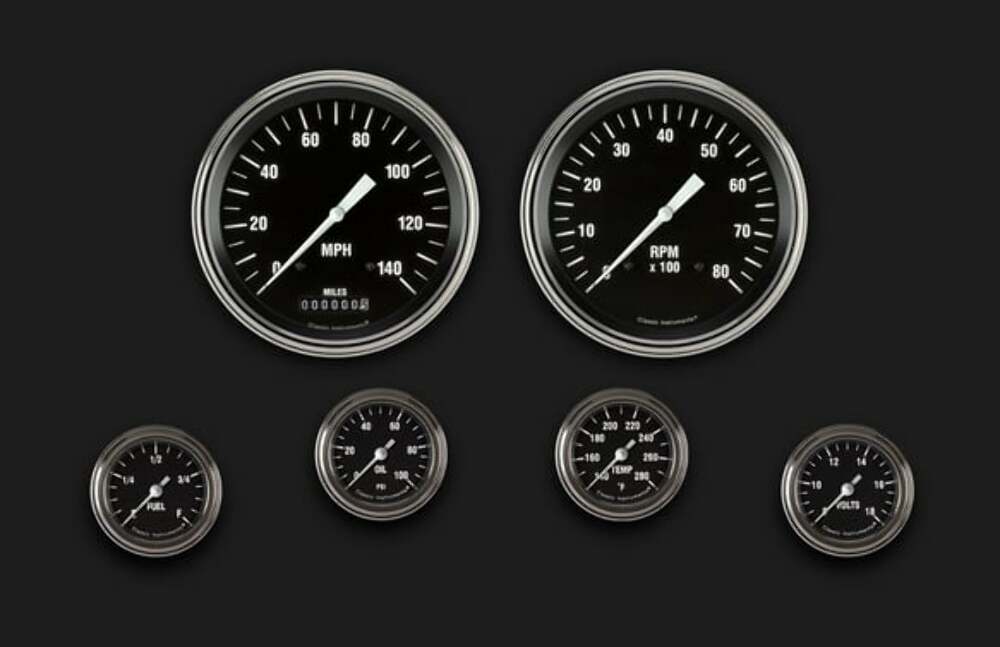 Hot Rod Six Gauge Set 151 HR151SLF