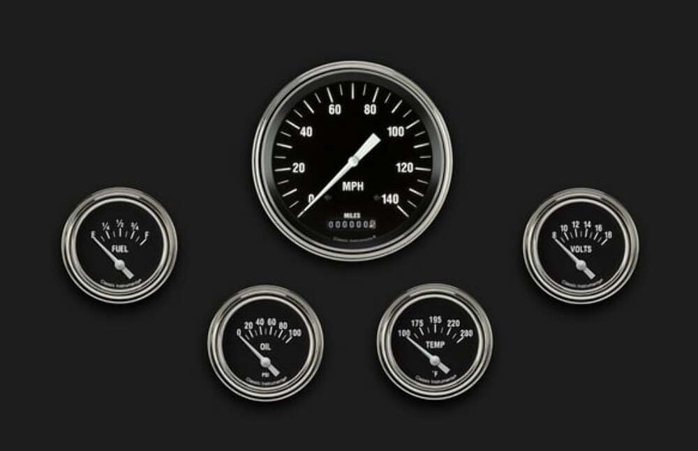 Hot Rod Five Gauge Set 254 HR254SLF